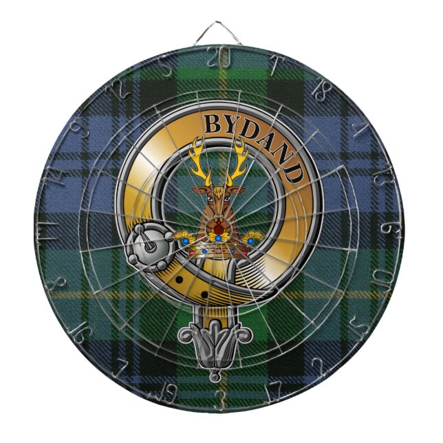 Gordon Tartan och Badge Darttavla (Framsidan)