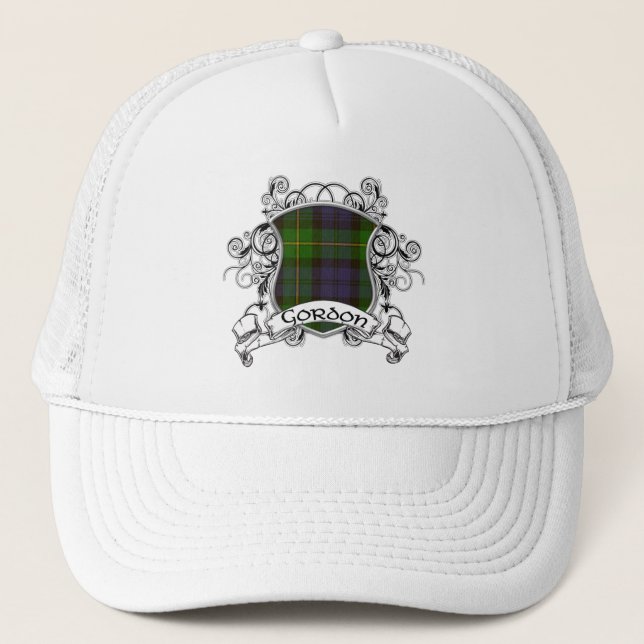Gordon Tartan Shield Truckerkeps (Framsida)