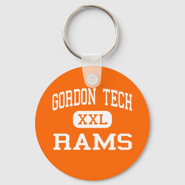 Gordon Tech - Rams - High - Chicago Illinois Nyckelring (Framsida)