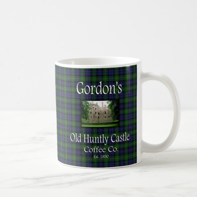Gordons gammalt kaffe Co. för Huntly slott Kaffemugg (Höger)