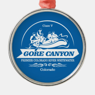 Gore Canyon (omarbetning 2) Julgransprydnad Metall