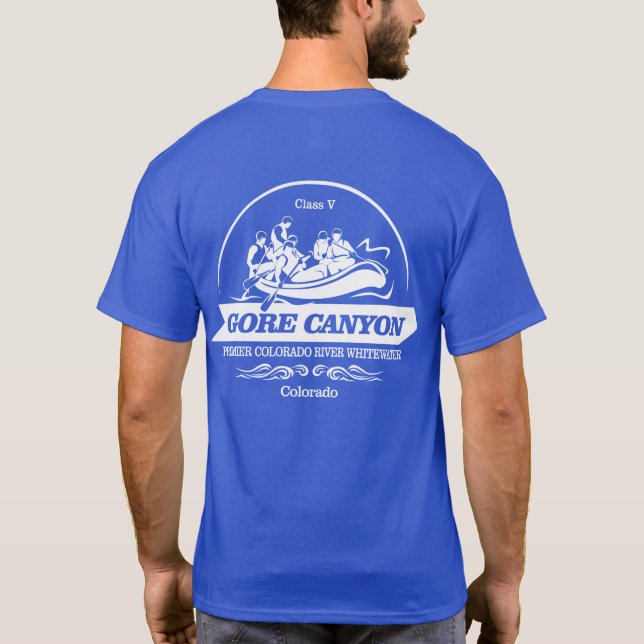 Gore Canyon (omarbetning 2) T Shirt (Baksida)