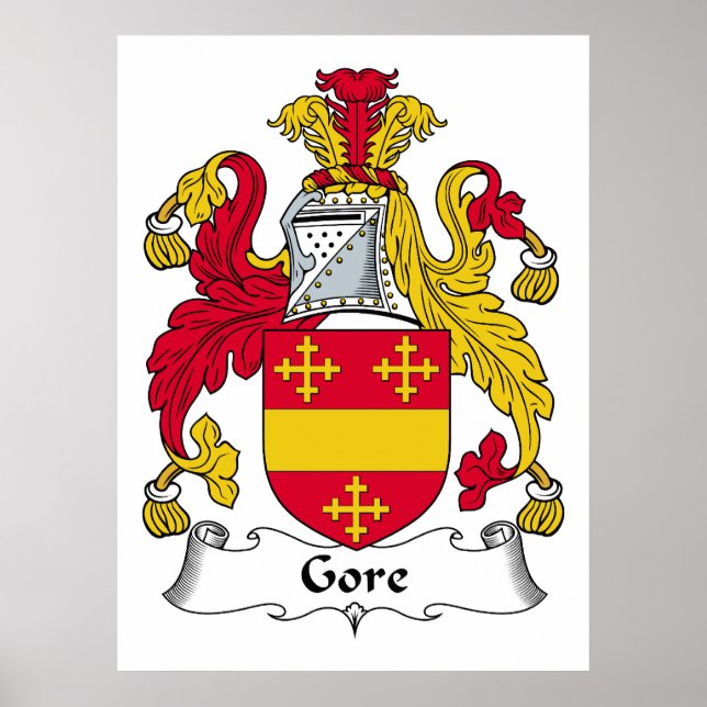 Gore Family Crest Poster (Framsidan)