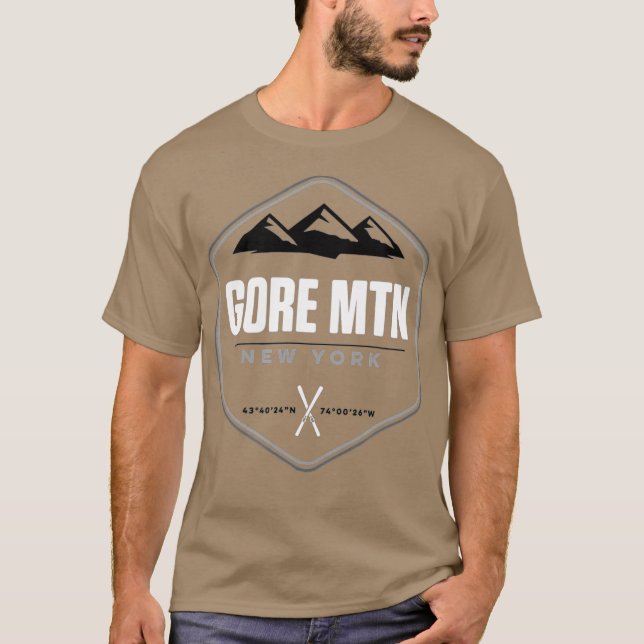 Gore Mountain NY Ski T Shirt (Framsida)