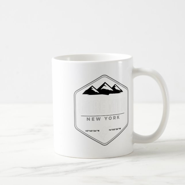 Gore Mountain Ny Snowboard T Kaffemugg (Höger)