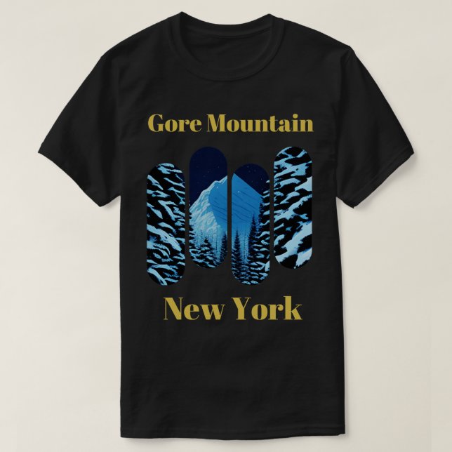 Gore Mountain ski New York 7 T Shirt (Design framsida)