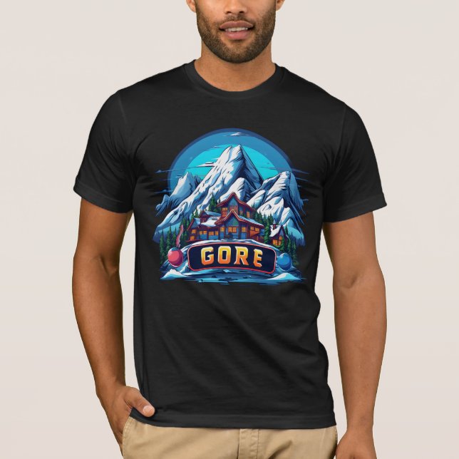 Gore Mountain T Shirt (Framsida)