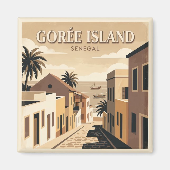 Goree Island Dakar Senegal Magnet (Framsidan)