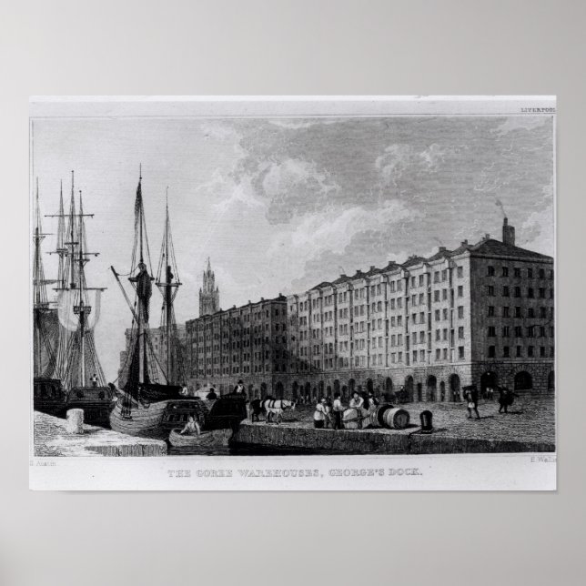 Goree Warehouse, George's Dock, Liverpool Poster (Framsidan)