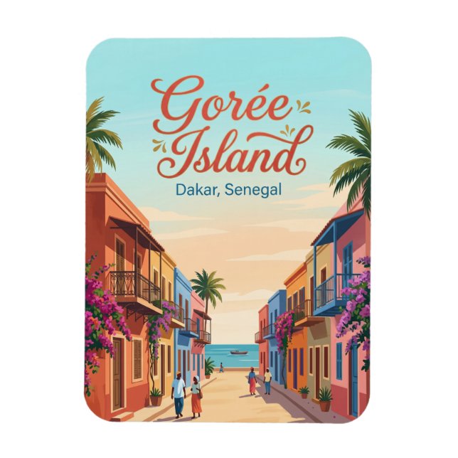 Goréeön Senegal Magnet (Vertikal)