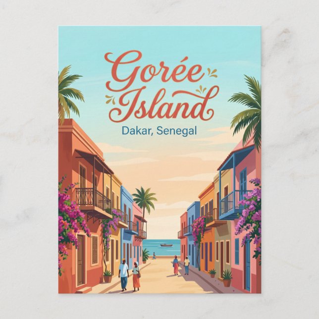 Goréeön Senegal Vykort (Framsida)