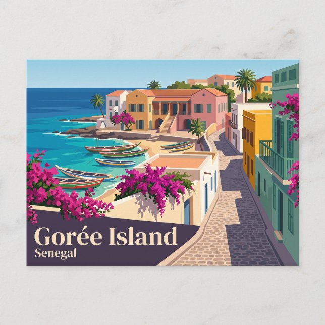 Goréeön Senegal Vykort (Framsida)