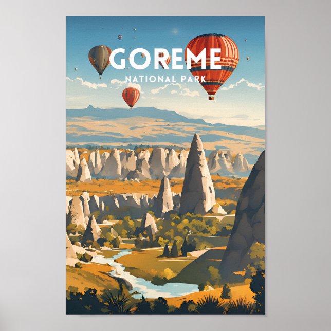 Goreme National Park Travel Poster (Framsidan)
