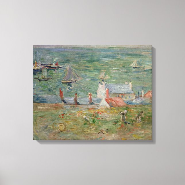 Goreys hamn på Jersey, 1886 Canvastryck (Framsida)