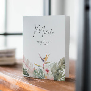 Gorgam Tropical Botanicals Destination Wedding Tack Kort