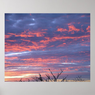 Gorgana sunset Himlar Poster