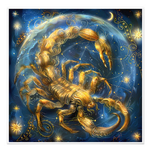 Gorgant Astrology Zodiac Birth-tecken Fototryck