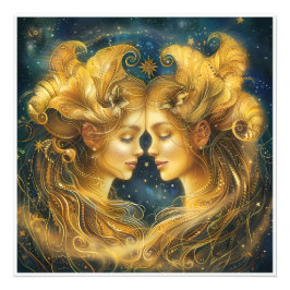Gorgant Astrology Zodiac Birth-tecken Fototryck