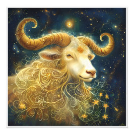Gorgant Astrology Zodiac Birth-tecken Fototryck