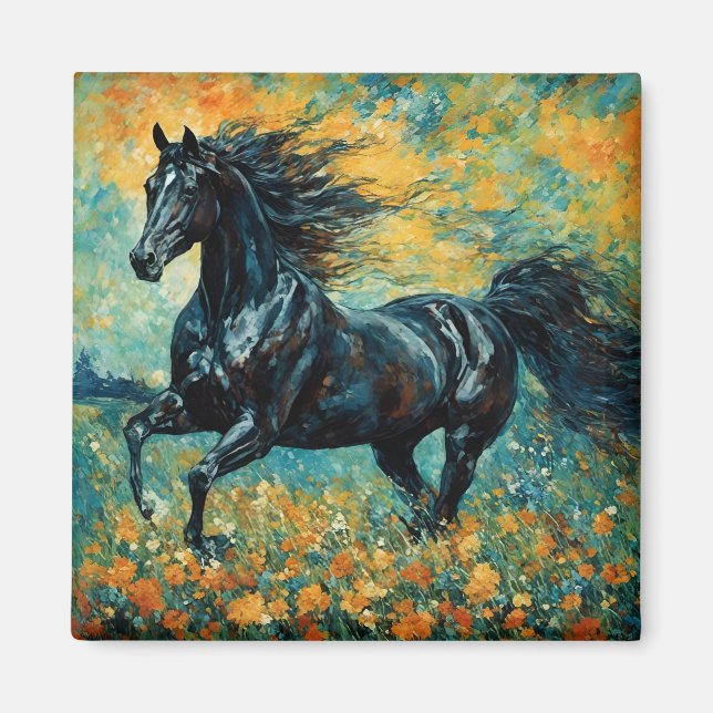 Gorgant Black Stallion Magnet (Framsidan)
