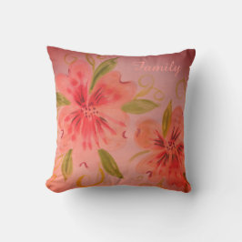 Gorgant Rosa Coral Decorator Kudde