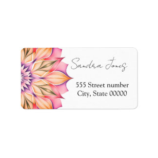 Gorgeous address labels adressetikett