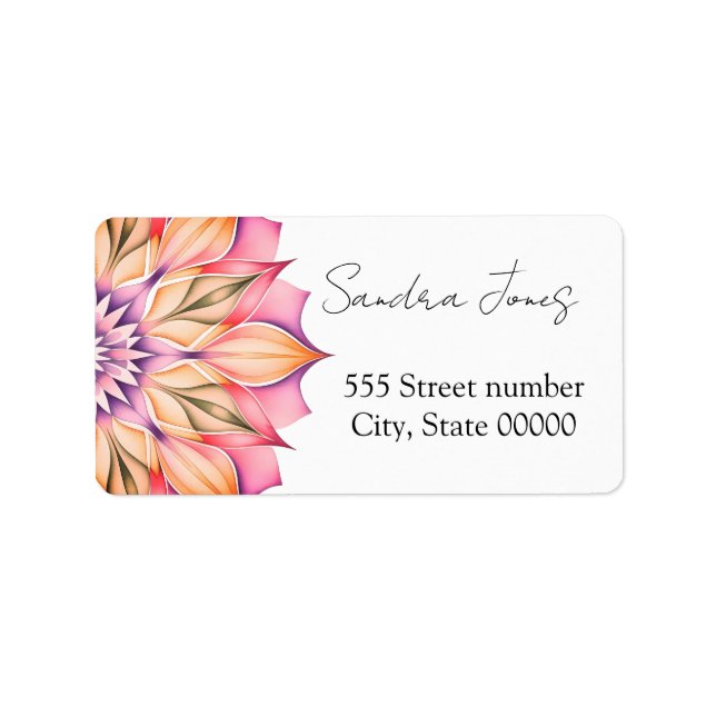 Gorgeous address labels adressetikett (Framsidan)