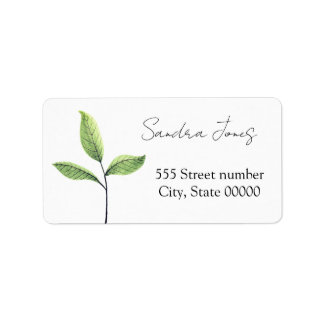 Gorgeous address labels adressetikett
