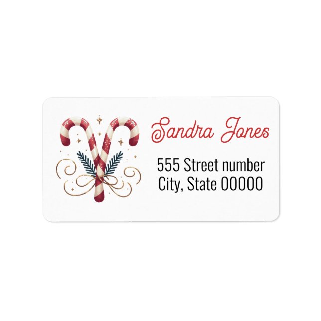 Gorgeous address labels coffee adressetikett (Framsidan)