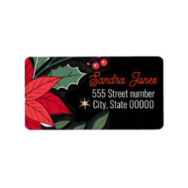 Gorgeous address labels holiday adressetikett