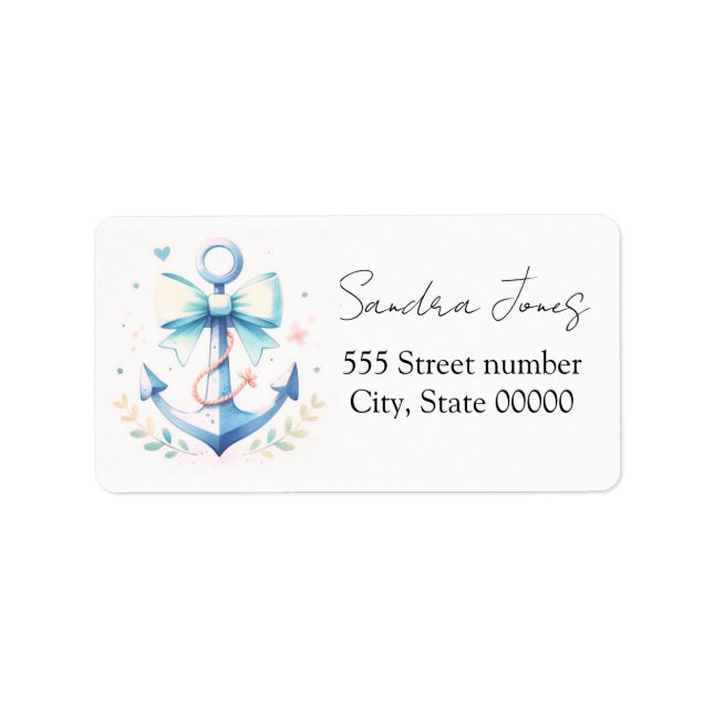 Gorgeous address labels painter/artist adressetikett (Framsidan)
