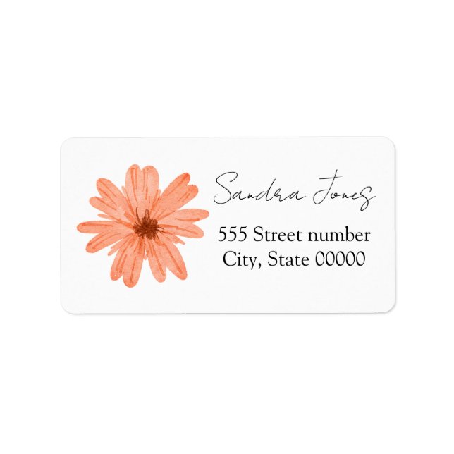 Gorgeous address labels painter/artist adressetikett (Framsidan)