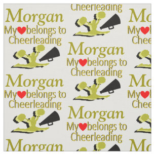 GORGEOUS ANPASSNINGSBAR GULD CHEERLEADA FABRIC TYG