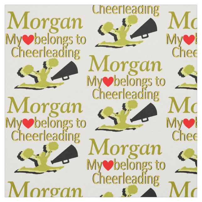 GORGEOUS ANPASSNINGSBAR GULD  CHEERLEADA FABRIC TYG (Provkarta)