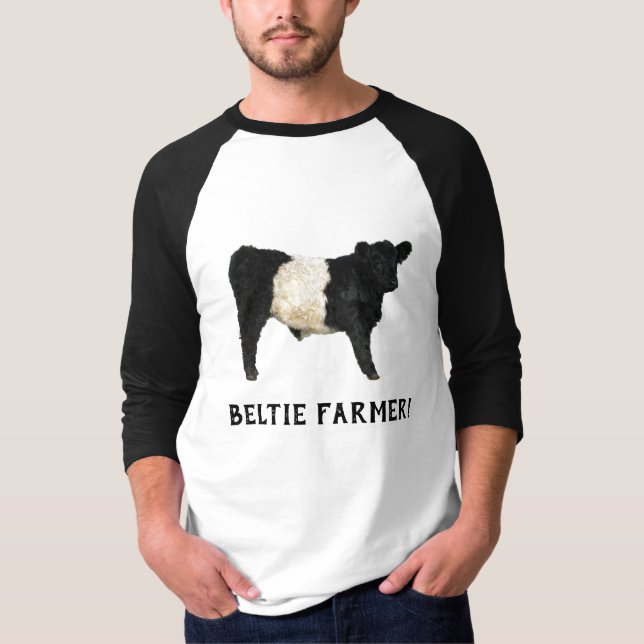 Gorgeous Belted Galloway Steer Cutout T-Shirt (Framsida)