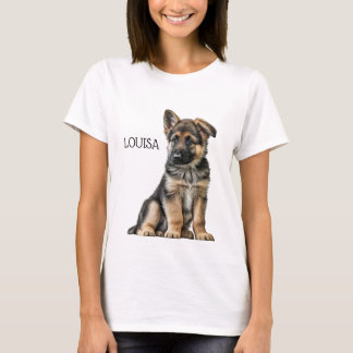 GORGEOUS BLACK & TAN GERMAN SHEPHERD PUPPY T SHIRT
