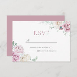 Gorgeous Botanical White & Blush Floral Wedding  OSA Kort