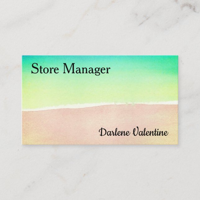 Gorgeous business cards visitkort (Framsida)
