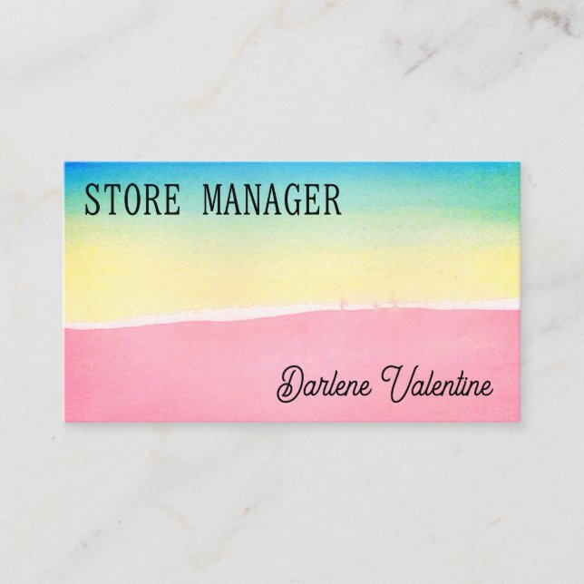 Gorgeous business cards visitkort (Framsida)