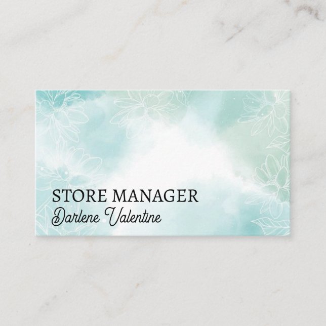 Gorgeous business cards visitkort (Framsida)