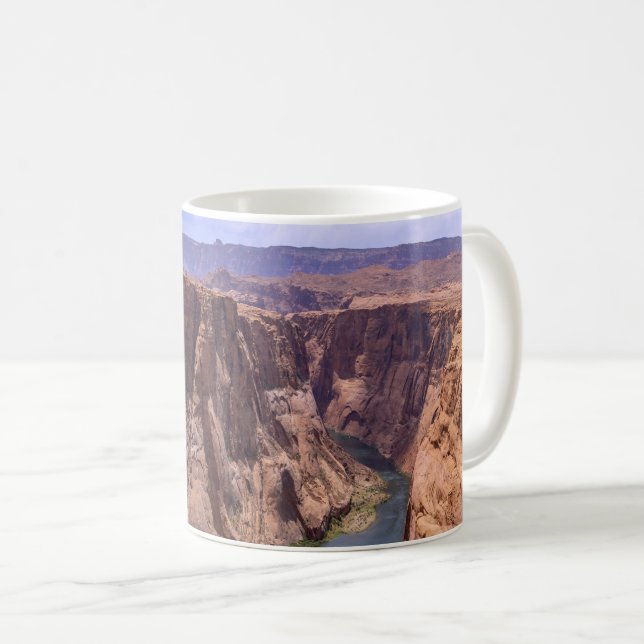 Gorgeous Grand Canyon And Colorado River Landscape Kaffemugg (Framsida höger)