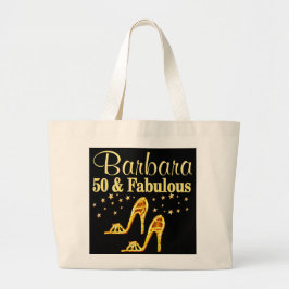 GORGEOUS GULD PERSONLIG 50:E BIRTHDAY JUMBO TYGKASSE