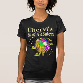GORGEOUS GULD PERSONLIG 50 YR GAMLA T SHIRT
