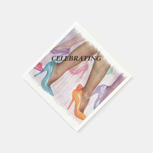 GORGEOUS HI HEELS PAPPRA NAPKINER PAPPERSSERVETT (Hörn)