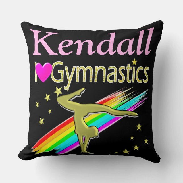 GORGEOUS I KÄRLEK GYMNASTICS PERSONLIG PILLOW KUDDE (Framsida)