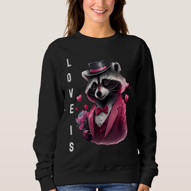 Gorgeous Love is With Heart Animal Valentine's day T Shirt (Framsida)