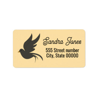 Gorgeous one of a-kind address labels adressetikett
