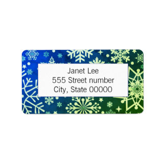 Gorgeous one of a-kind address labels adressetikett