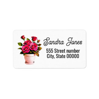 Gorgeous one of a-kind address labels adressetikett