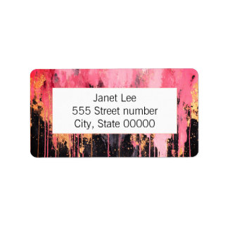 Gorgeous one of a-kind address labels adressetikett